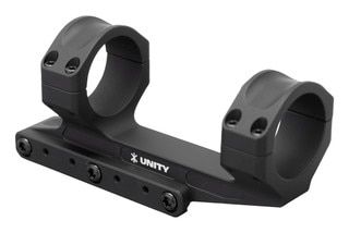 Unity Tactical 34mm REKE Scope Mount has a black anodized finish